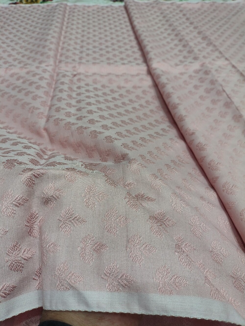 Soft Light Pink Jacquard Sheet - Premium Home Linen